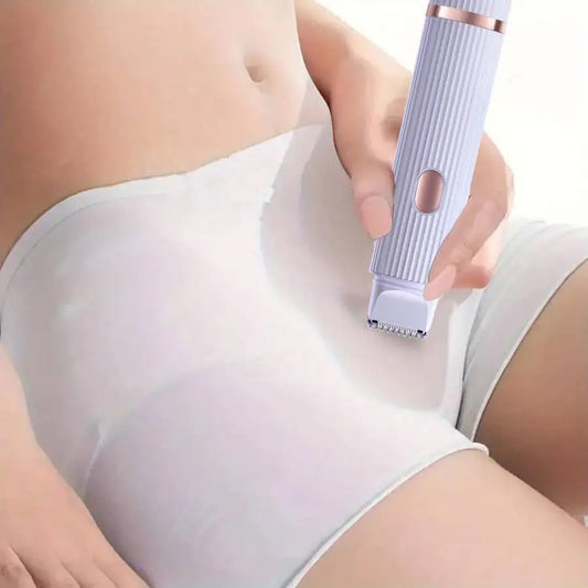 ماكينة حلاقة كهربائية 2 في 1 للنساء – لإزالة الشعر رطبة وجافة || 2-in-1 Women's Electric Shaver – Wet & Dry Hair Remover